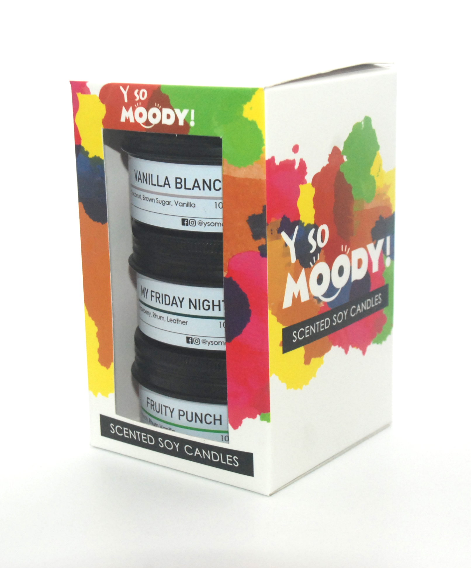 Y So Moody Tin Candle 3-in-1 Set 100ml